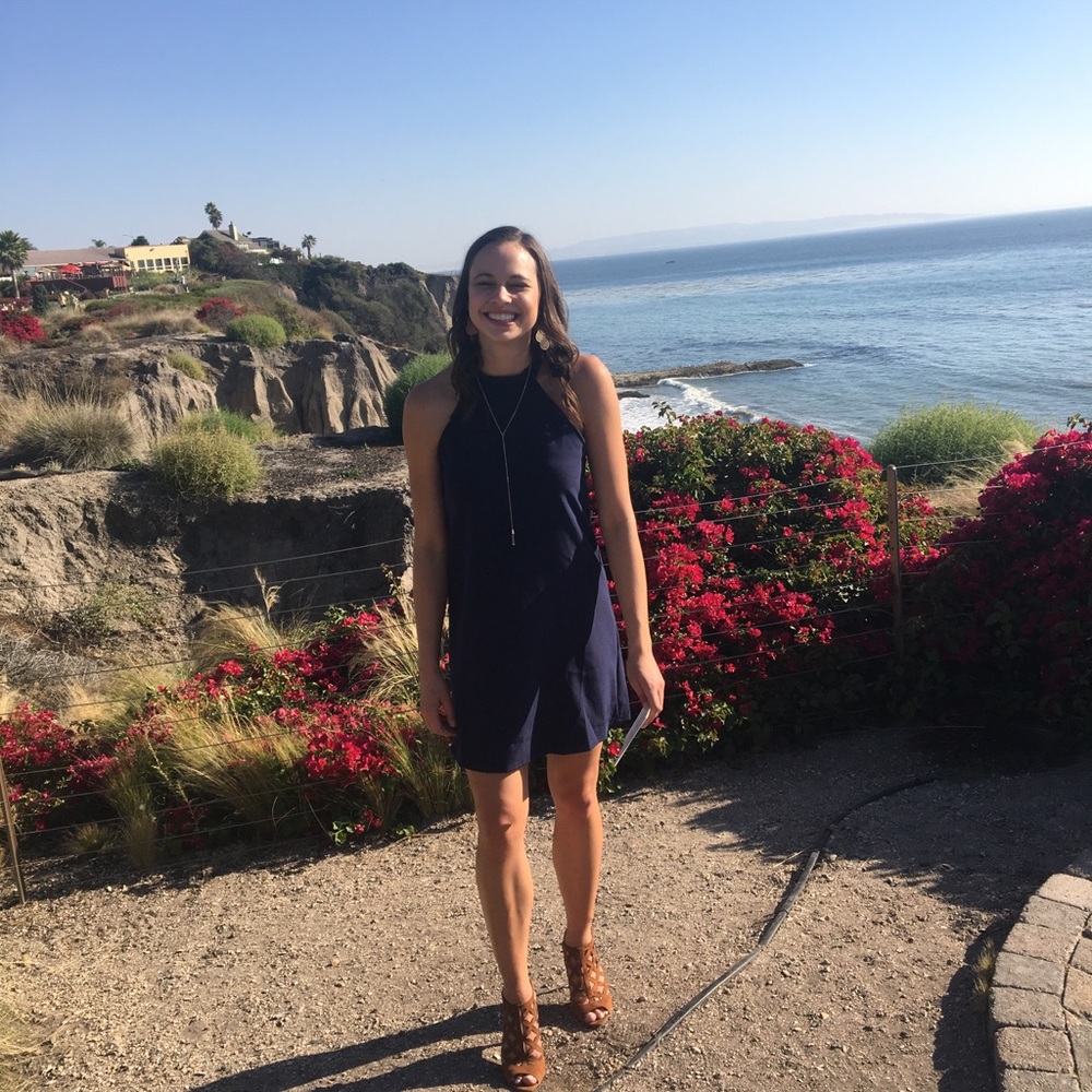 Gorgeous navy blue cocktail dress